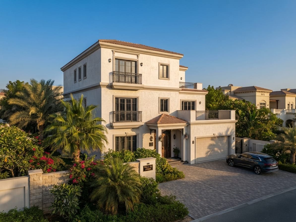 First-floor villa extension completed in Mirdif, Dubai, by Wishbone